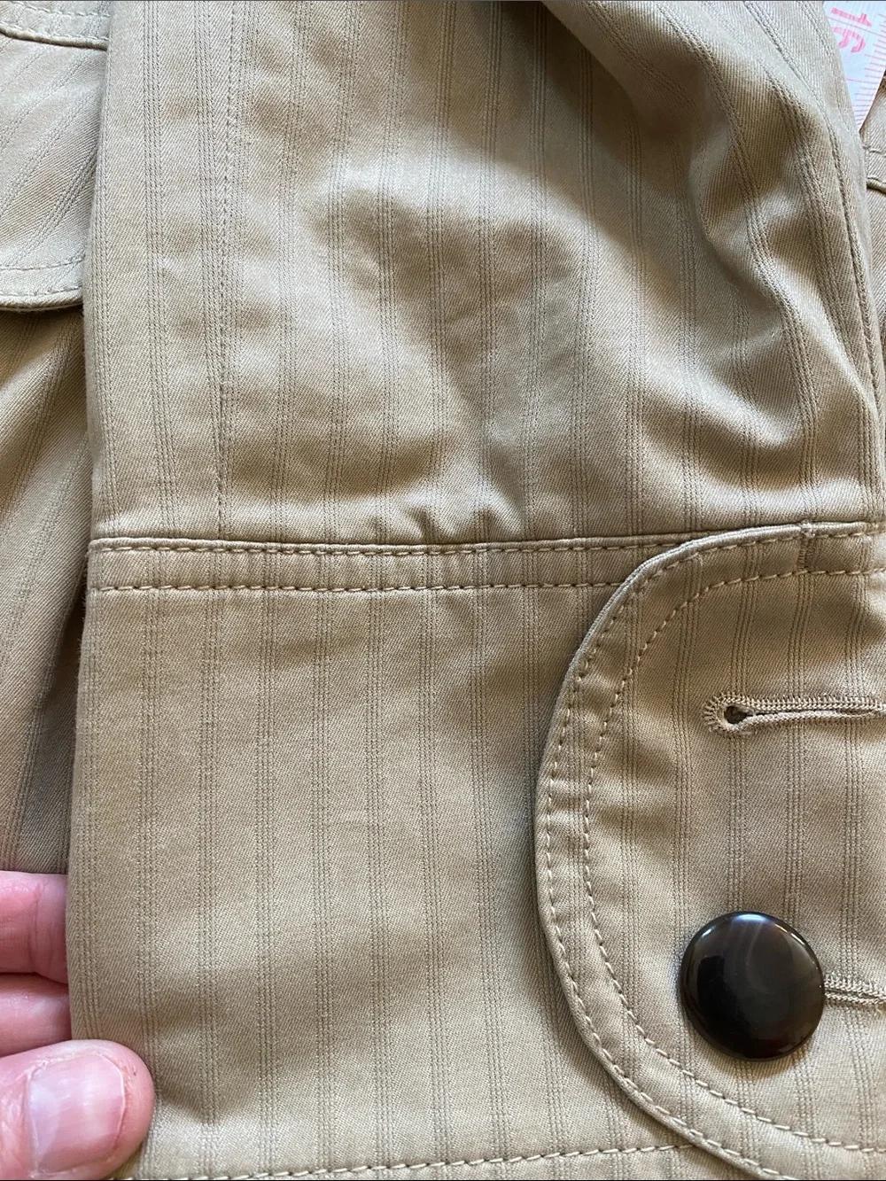 Marc By Marc Jacobs Light Beige Double-Breasted Trench Coat XS